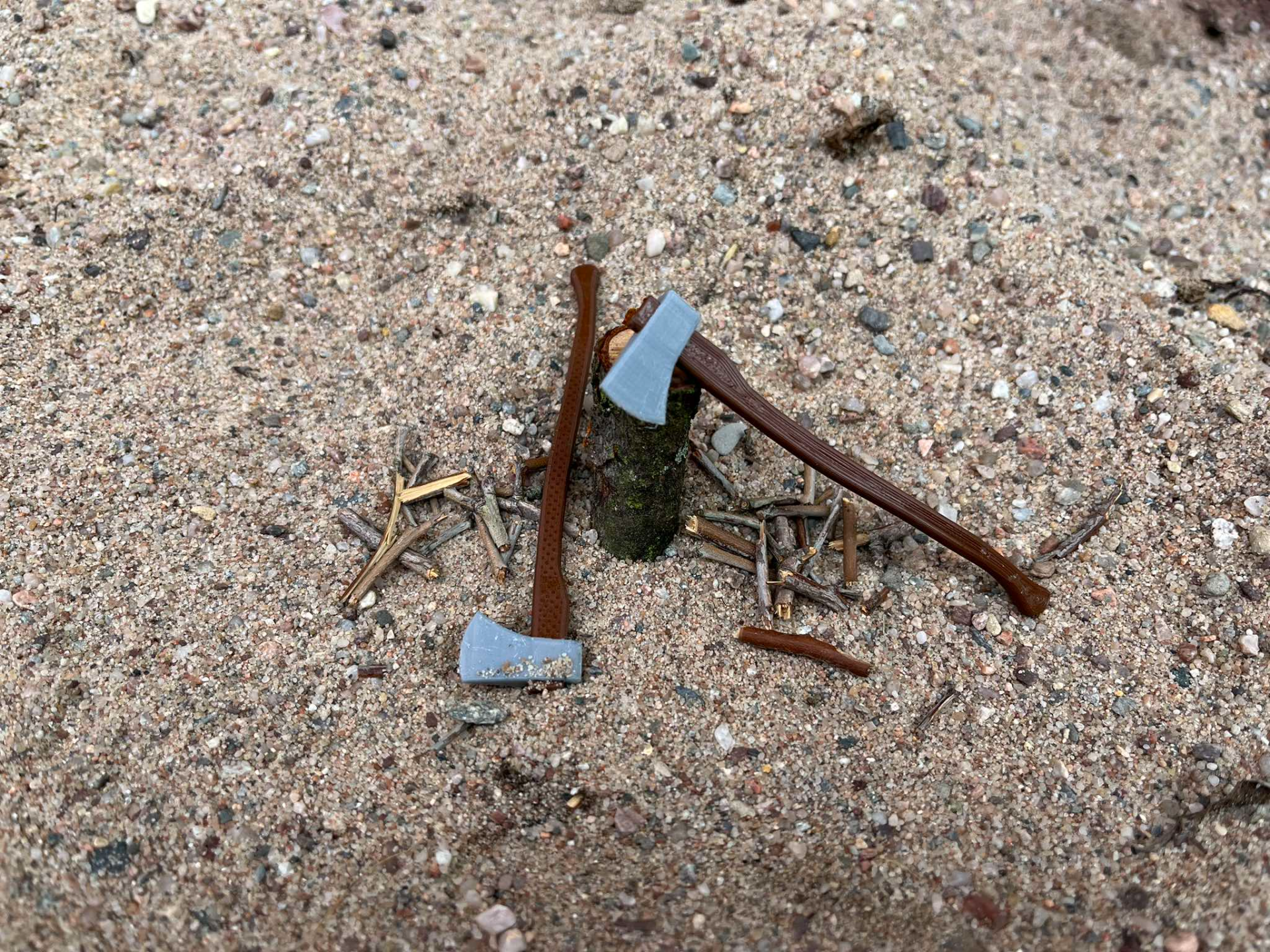 Axe, ax 1:12 and 1:10, RC car, miniature, diorama
