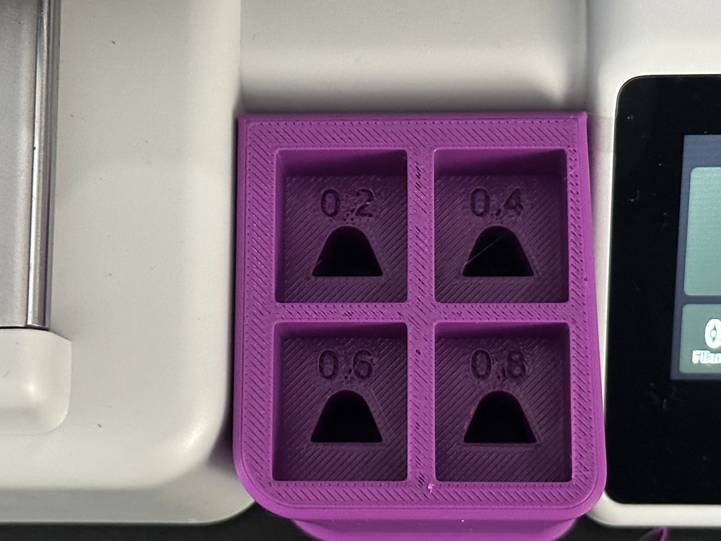 Precision Nozzle Container with Stylus upgrade for the Bambulab A1mini