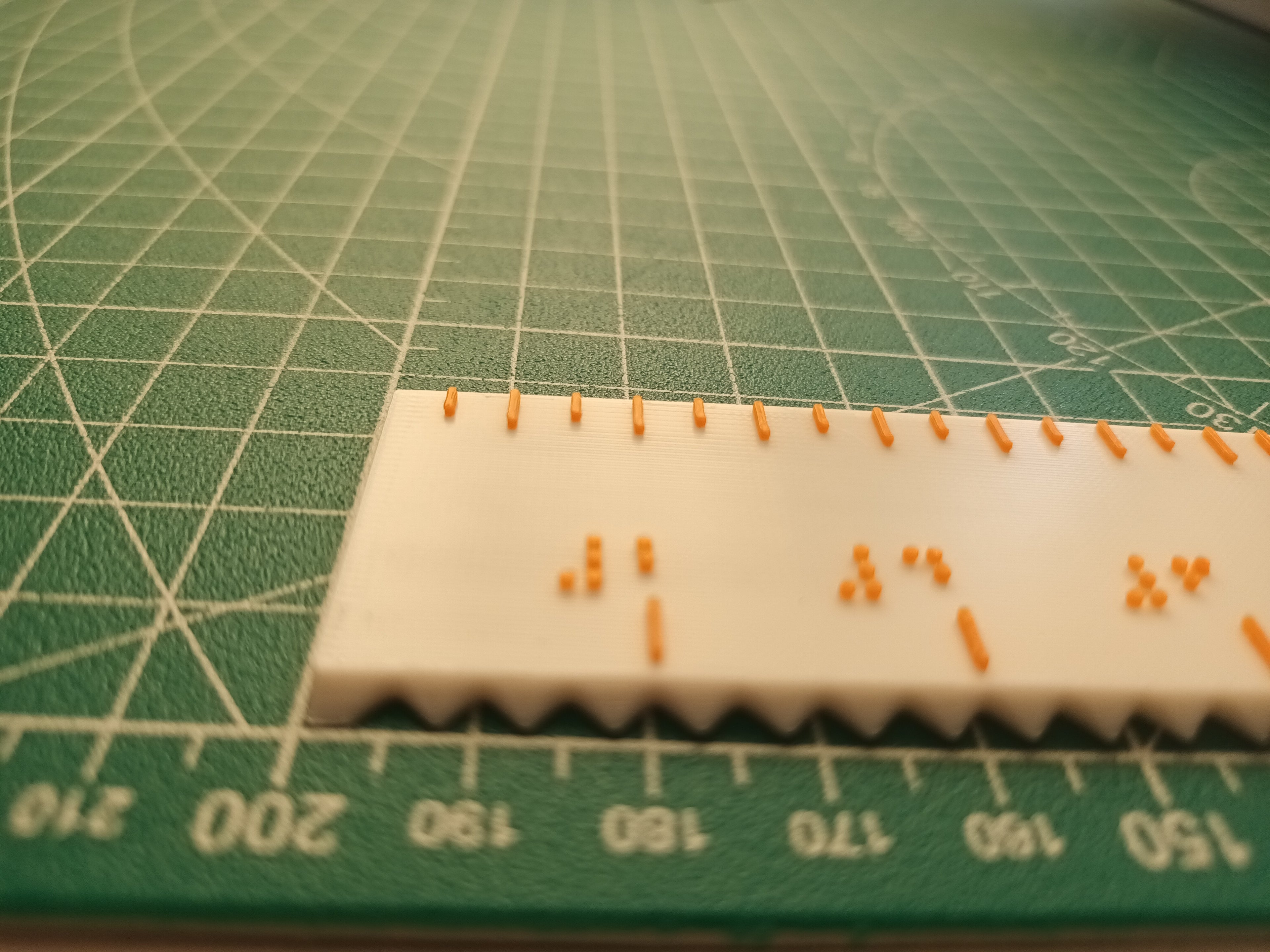 Braille Ruler 20cm | Linijka Braille'a 20cm (Accu)