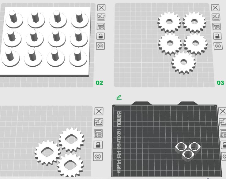 STEM Gears Fidget Learning Toy Set