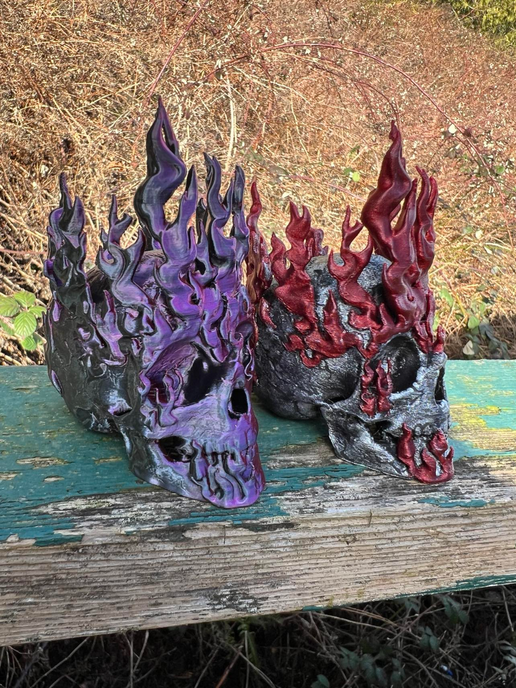 Fire Skull / flame skull