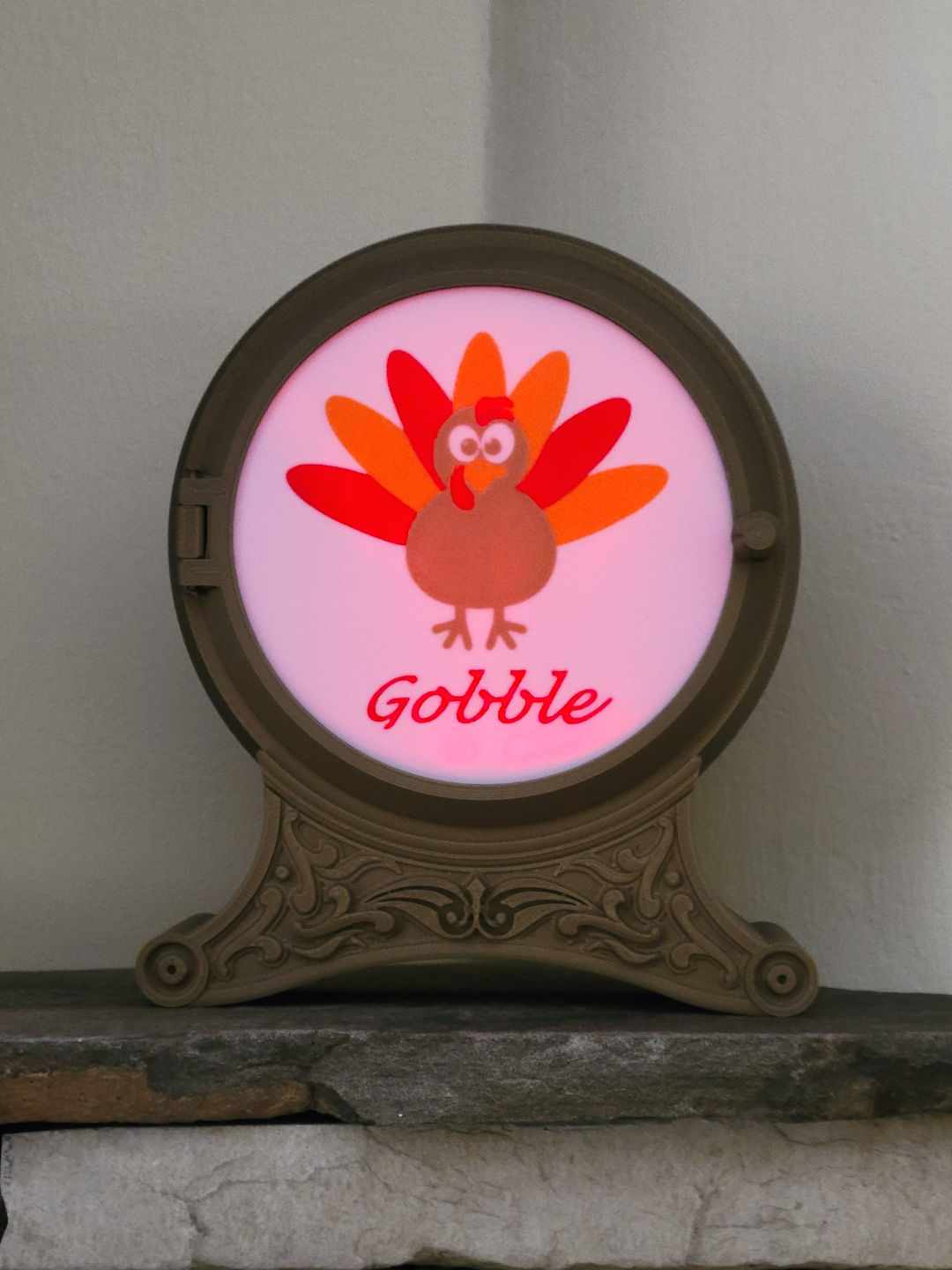 Tea Light Scene, Gobble