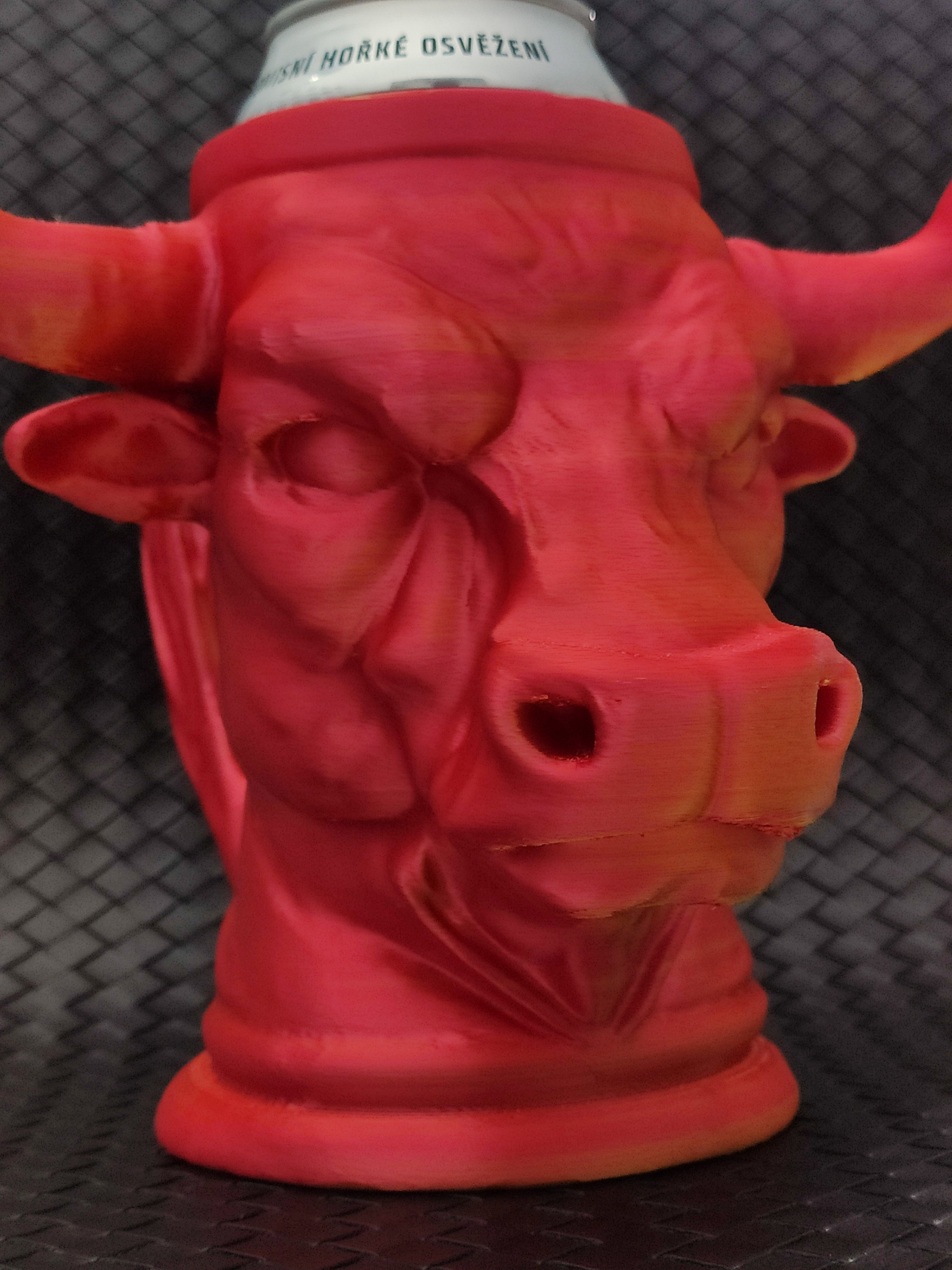Bull Head Can Holder (0.5L + 12oz Cans) - Beer mug