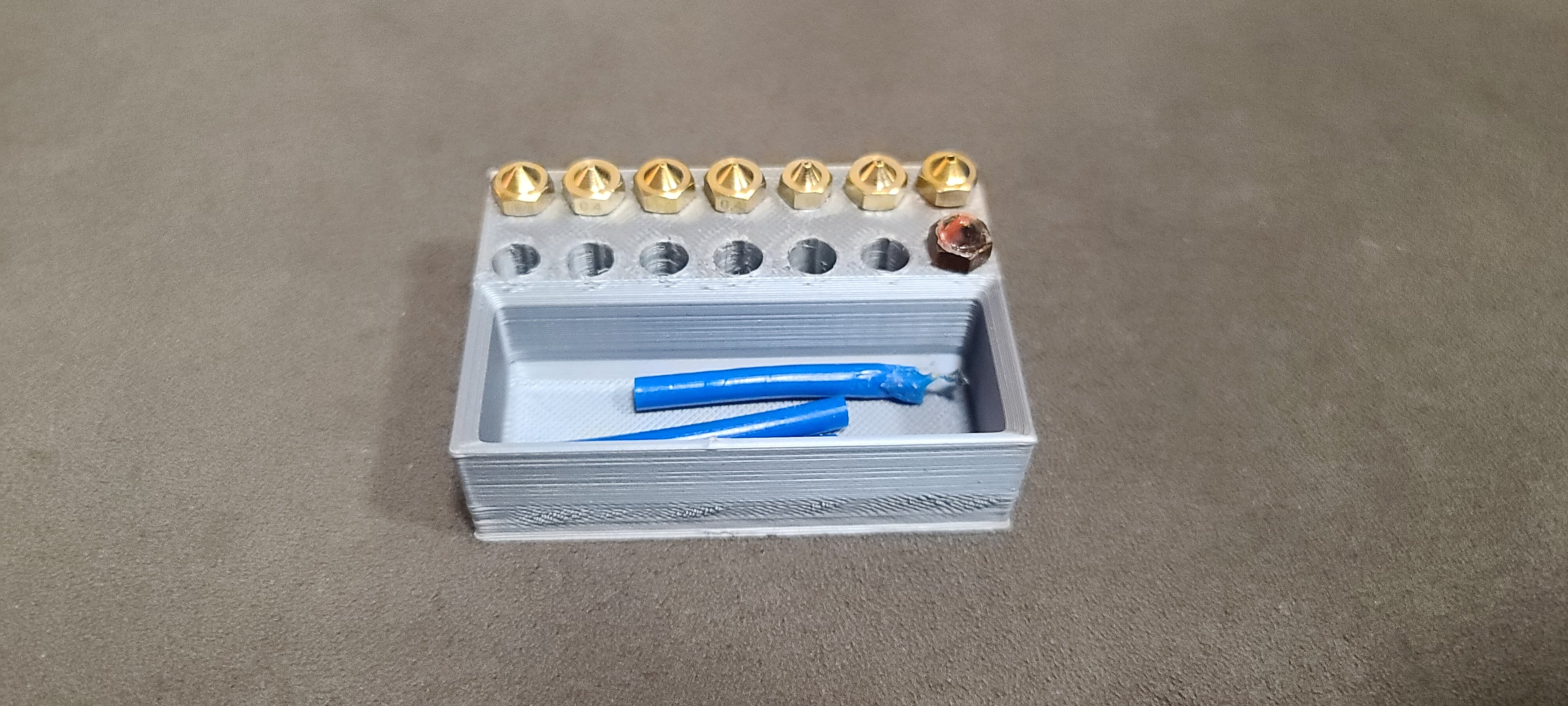 3D Print Tool Tray Nozzle Organize–Modular Storage
