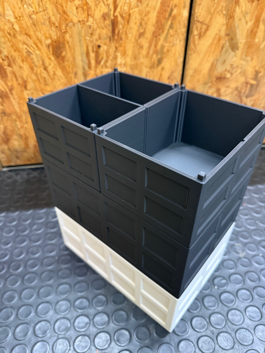 große stapelbare Box, Stapelkiste, Aufbewahrung