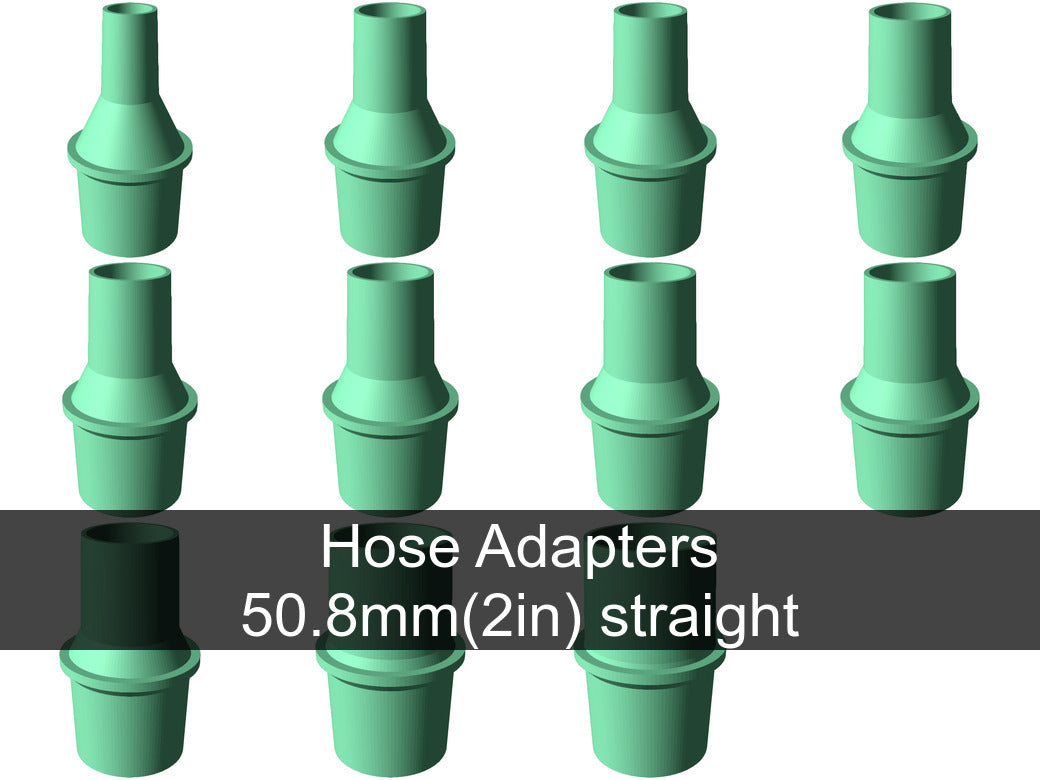 Vacuum hose adapters for all common sizes