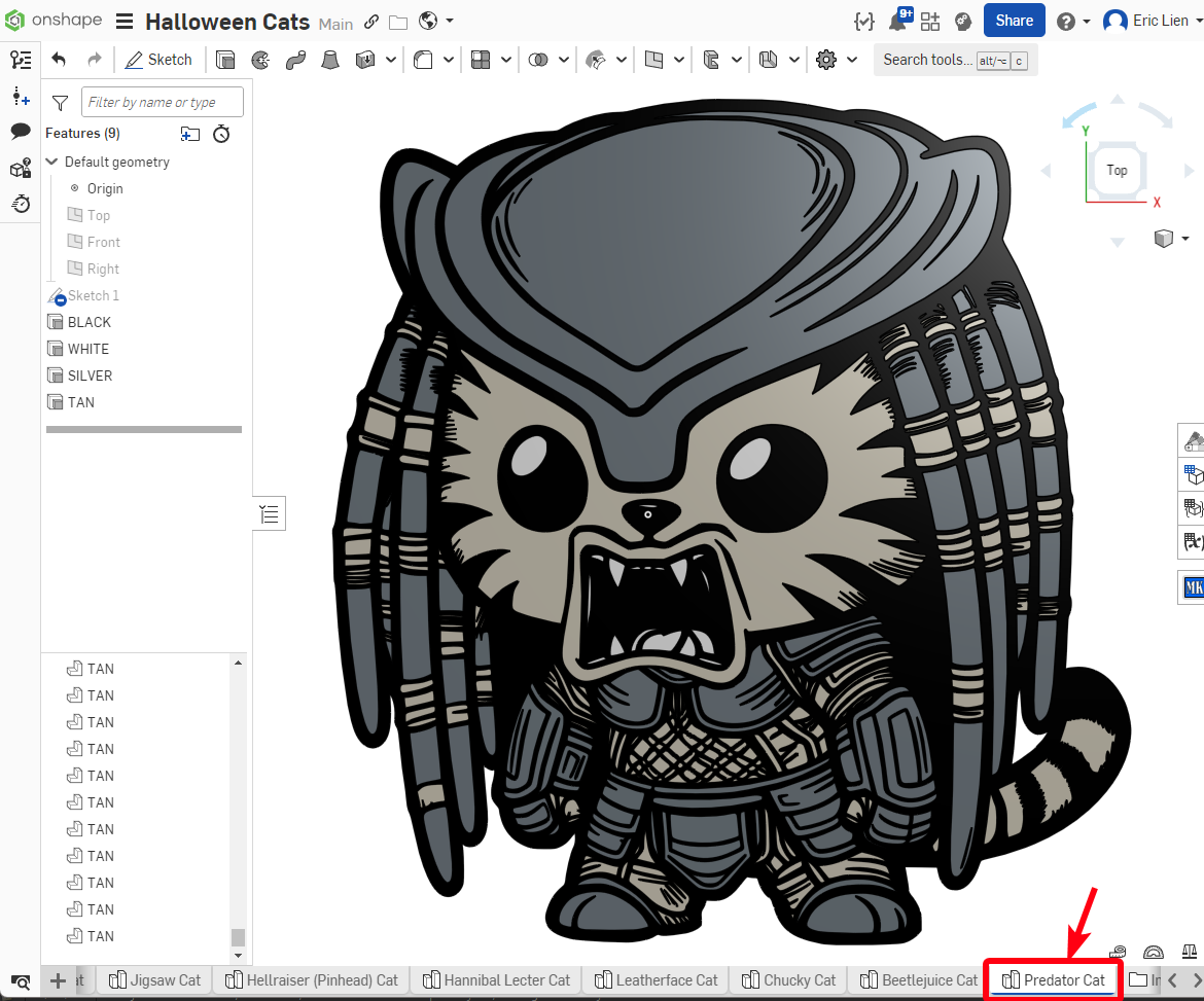 Predator Cat (Yautja) - User Requested