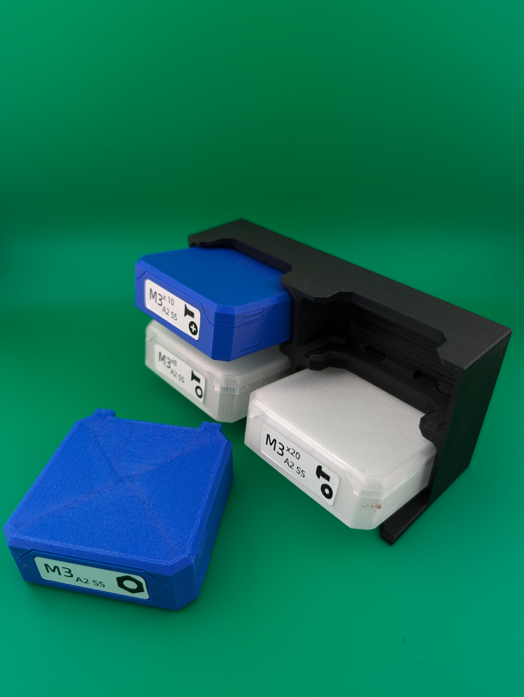 Vertical Rack for Clamshell Boxes