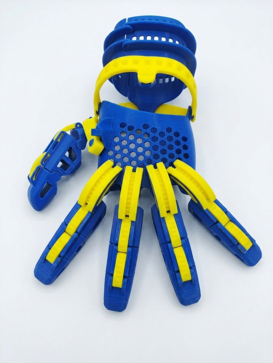 Cybernetic Exoskeleton Power Armor Glove