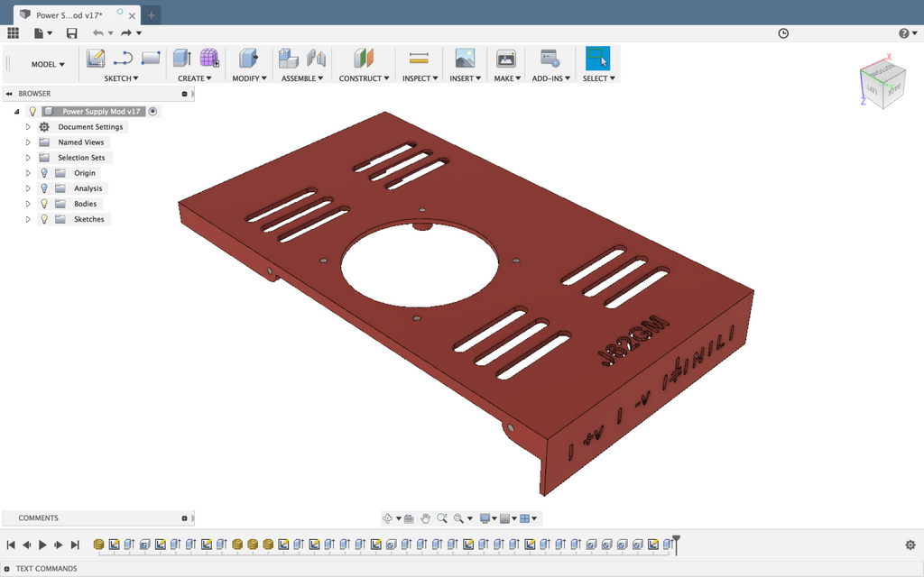 Ender 3 Power Supply Mod for 60mm Fan