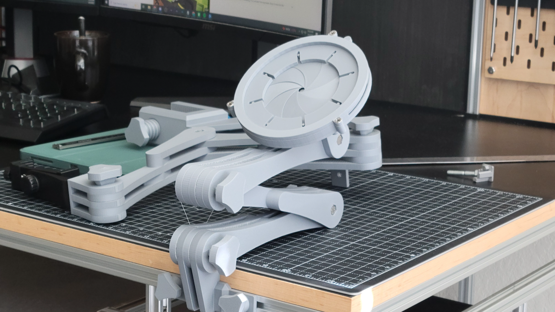 Mechanical Arm Holder System