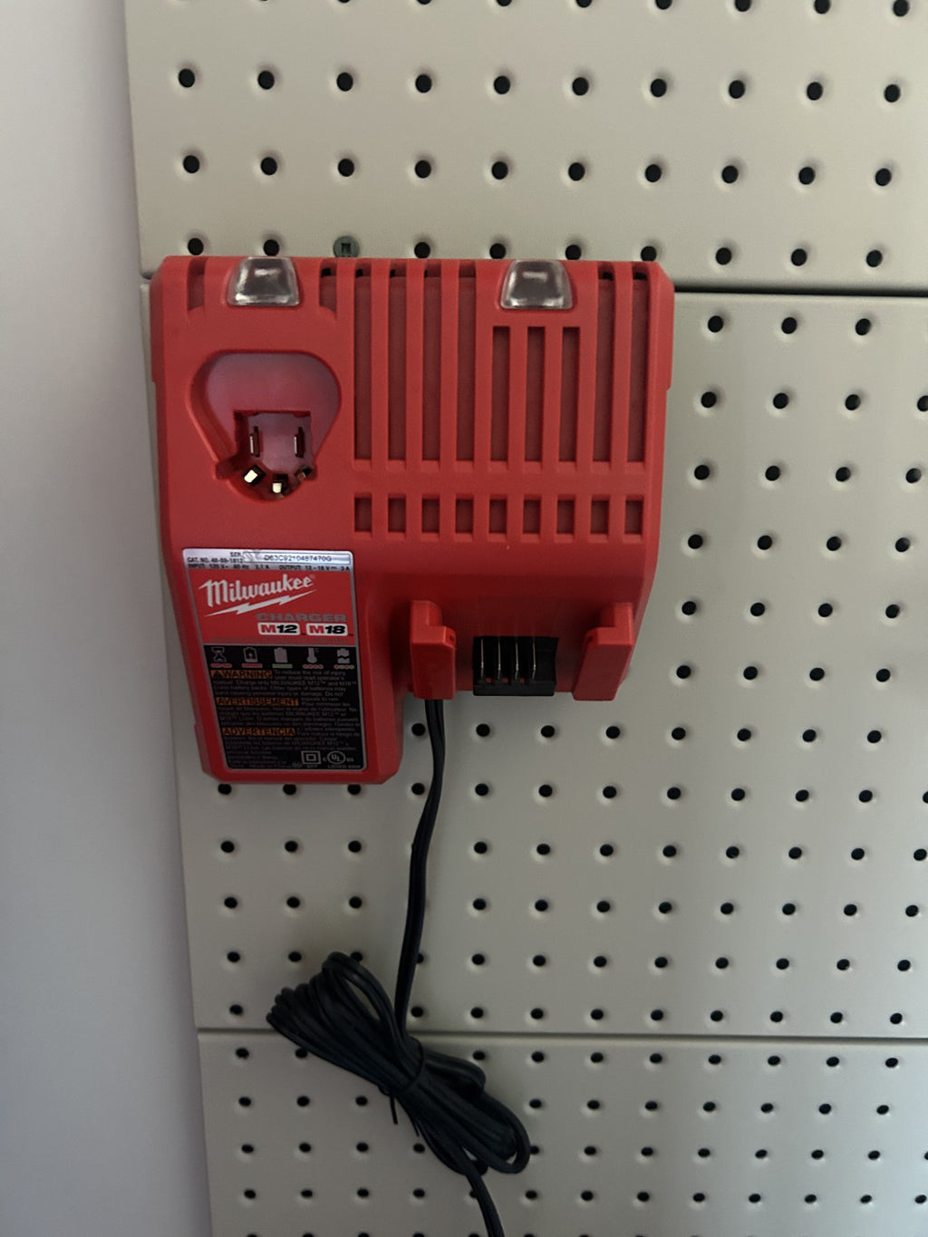 Milwaukee Tool Holders for Pegboard or Wall Control