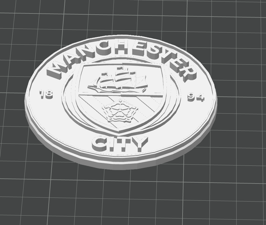 Manchester City 3D Logo | Wall Art & Desk Display