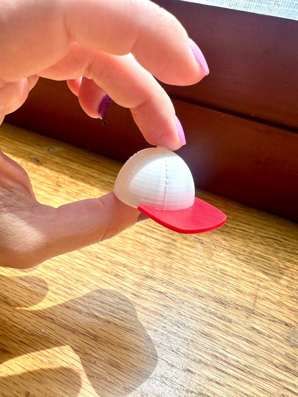 Tiny Baseball Hat/ Baseball Cap for Broken Prints