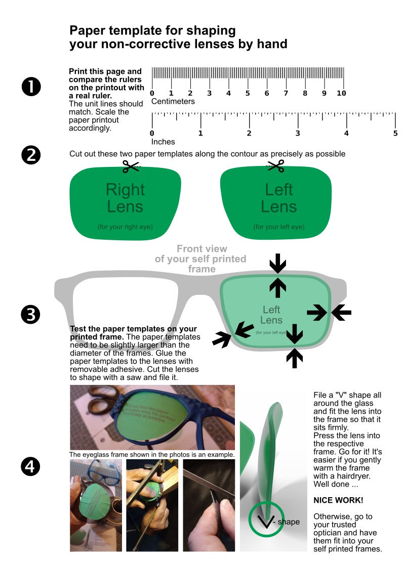 Sunglasses black-green