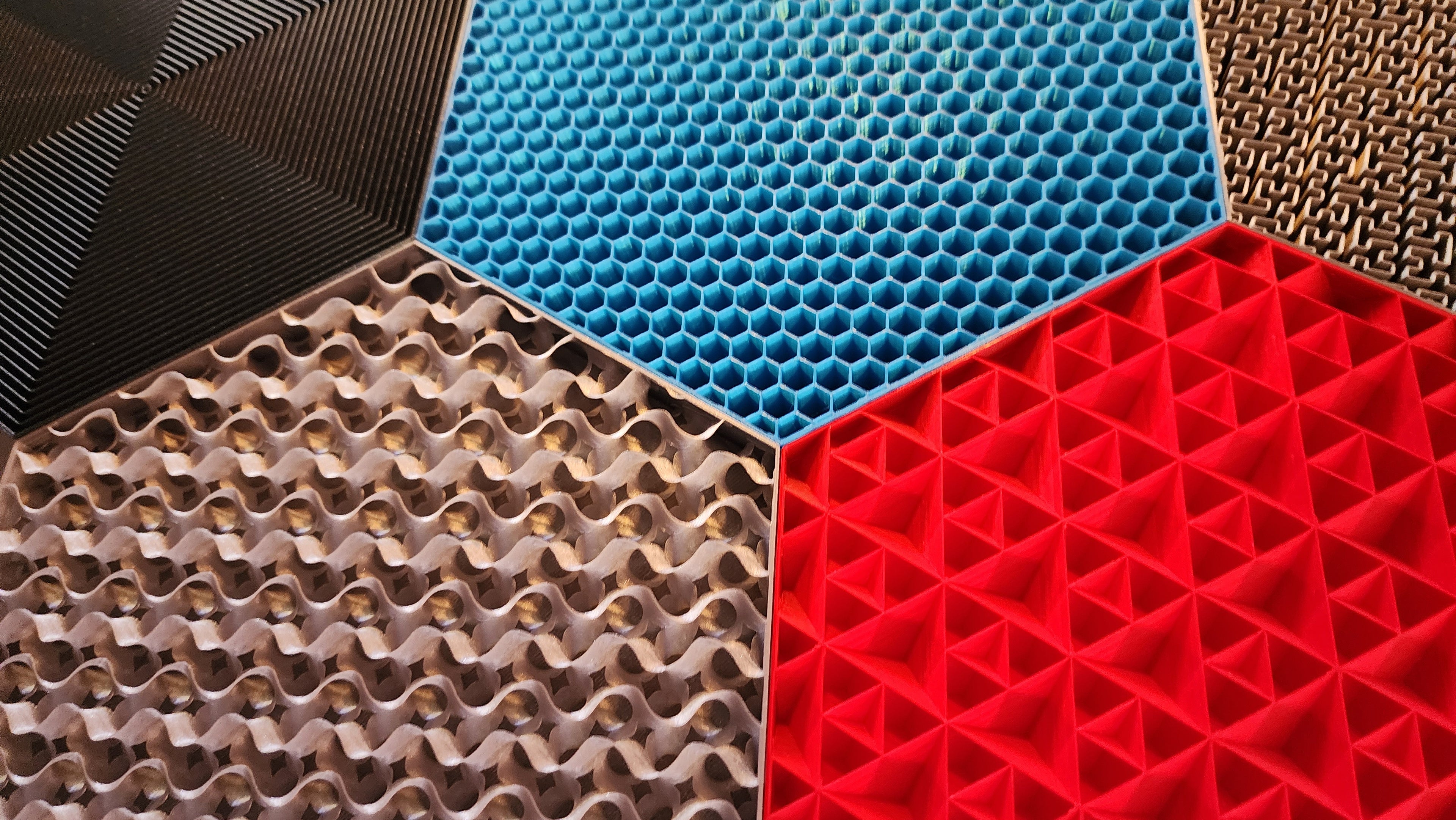 Modular infill wall decor project ⬡