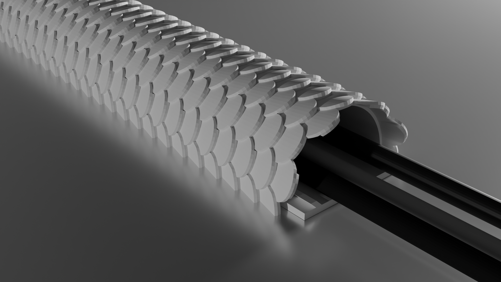 Cable Duct - Scales Texture