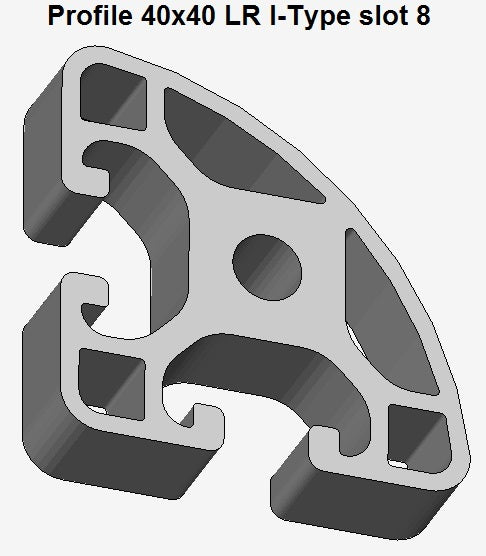 Aluminium Extrusion Profiles, 55 Typs STL files