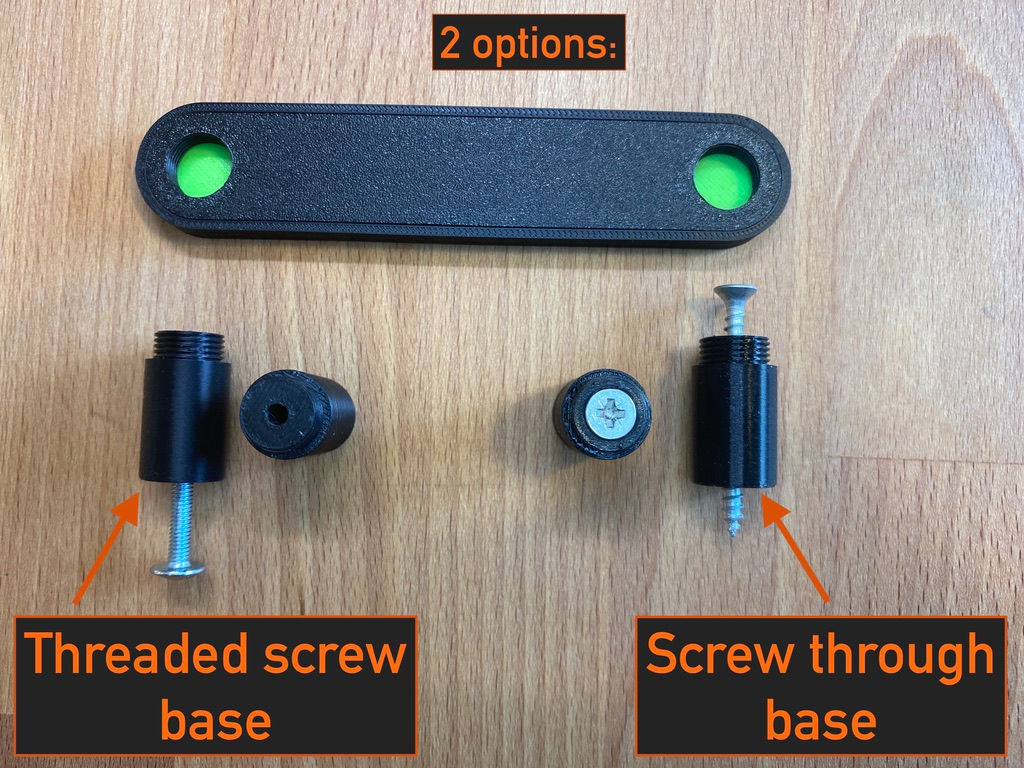Drawer handles with interchangeable covers (97mm)