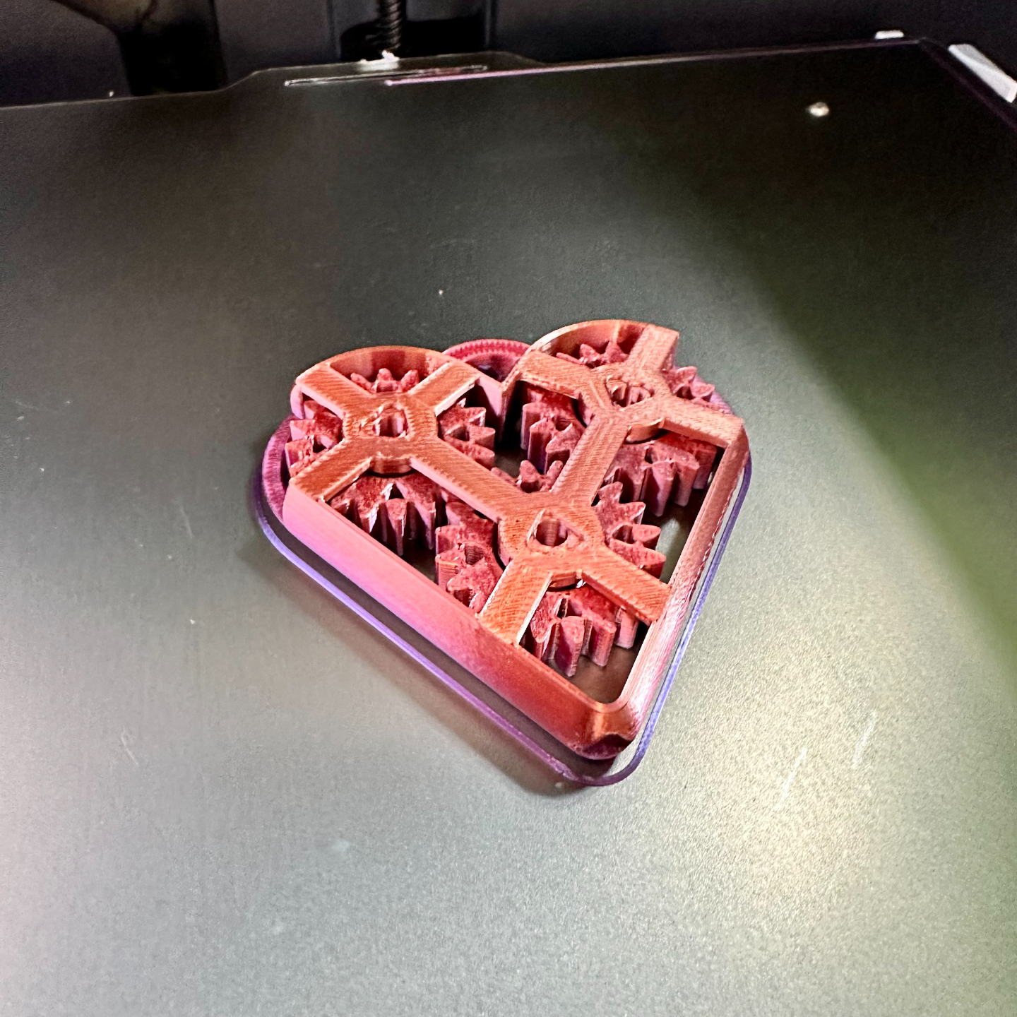 Heart Spin Fidget - Easy print in place!