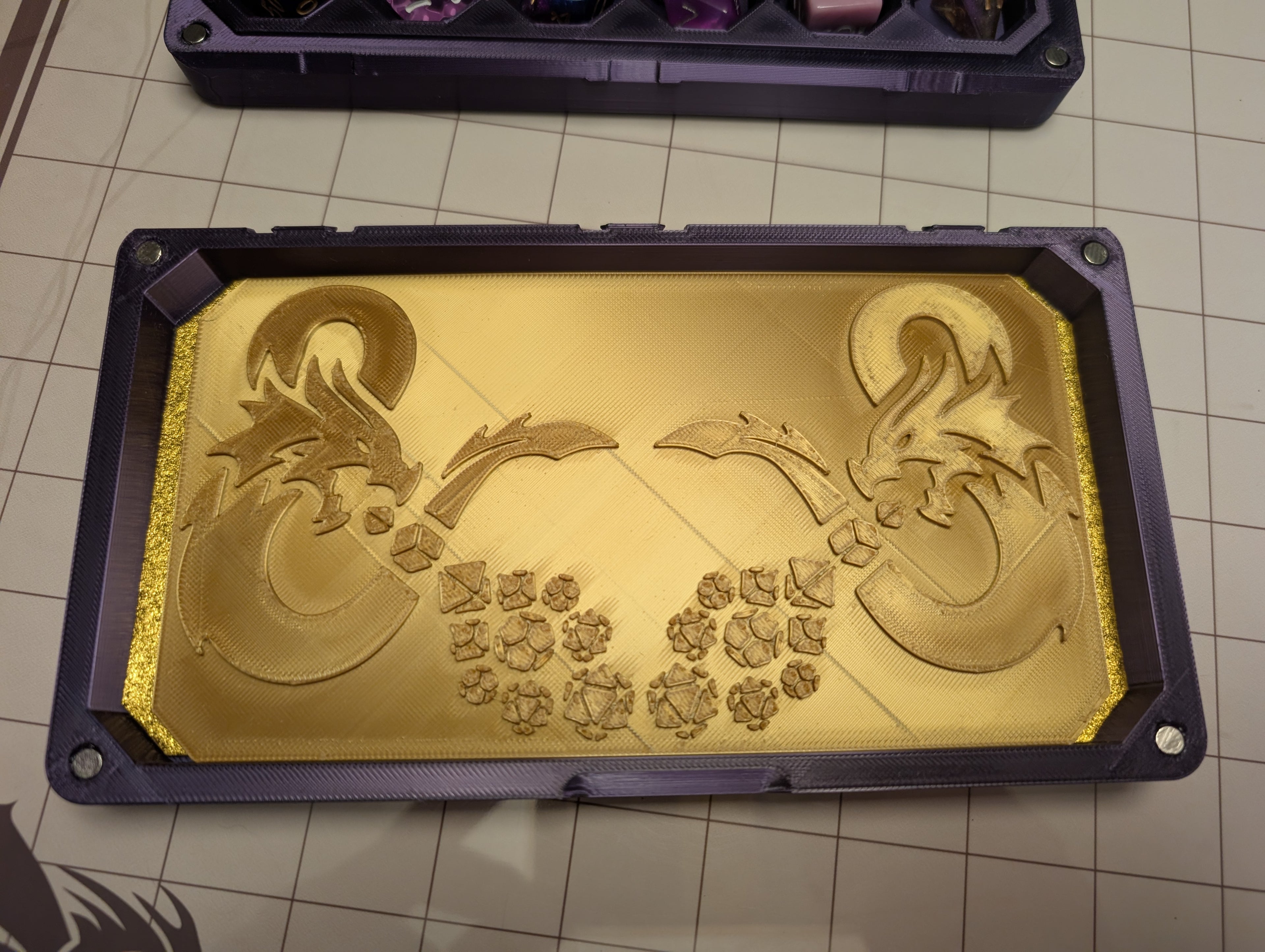 D&D Dice Box/Tray (No hinges & No AMS)