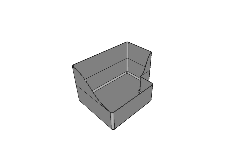 A1 Gridfinity purge (poop) bucket