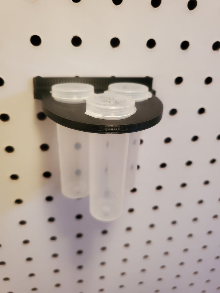 Pegboard container holders