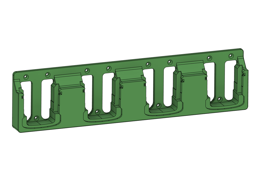 Hitachi Battery Rack 18v 1, 2, 3 and 4 Bays