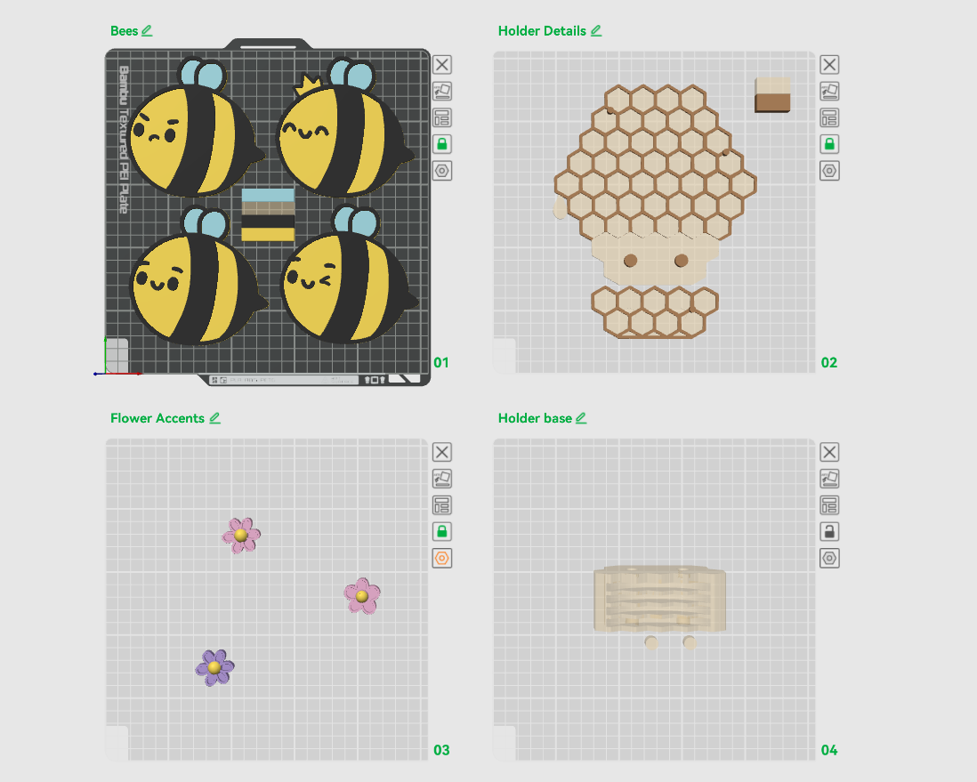 Honey Bee Coaster Set