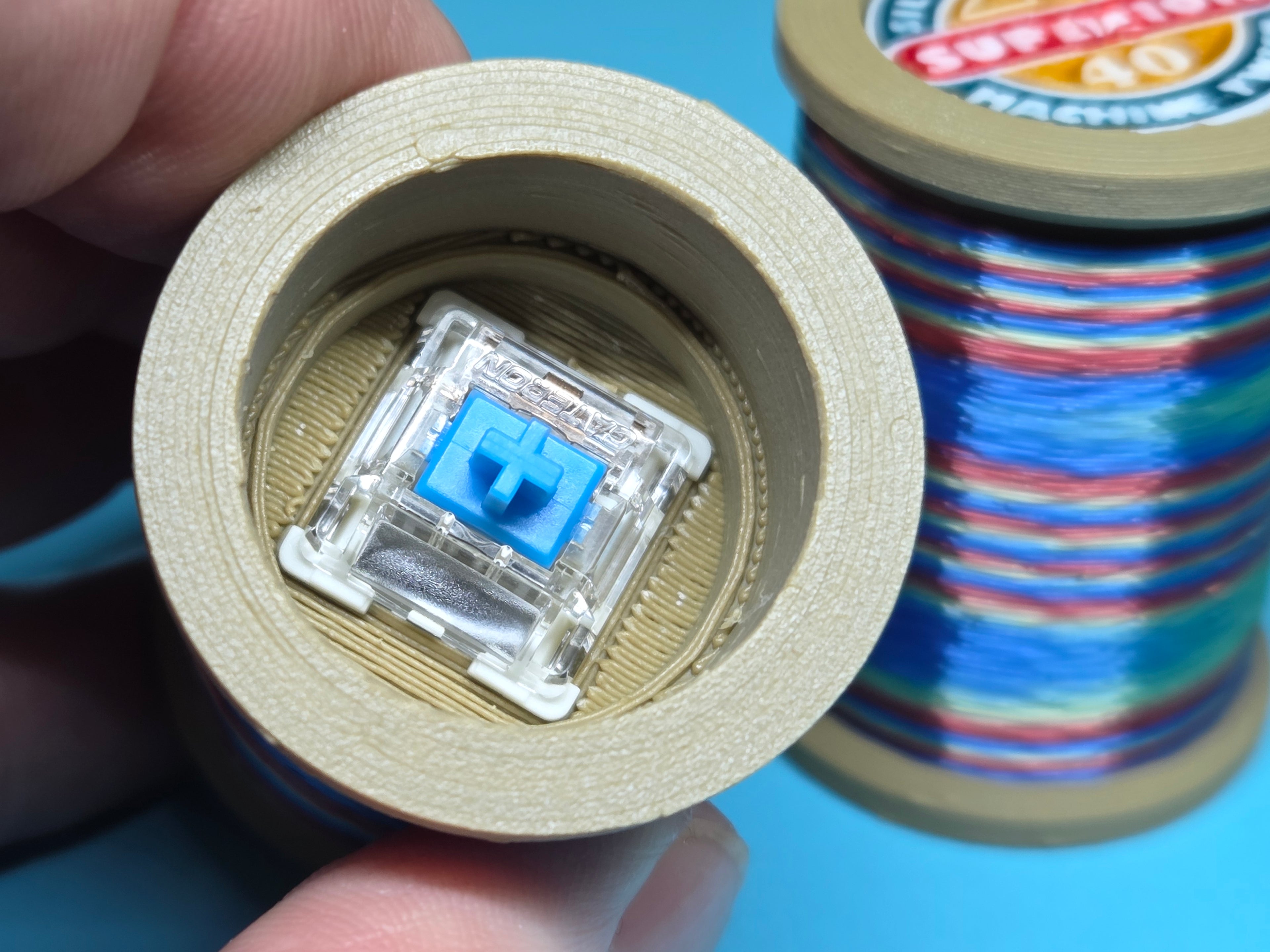 Spool of Silk Thread DOUBLE END CLICKER Fidget
