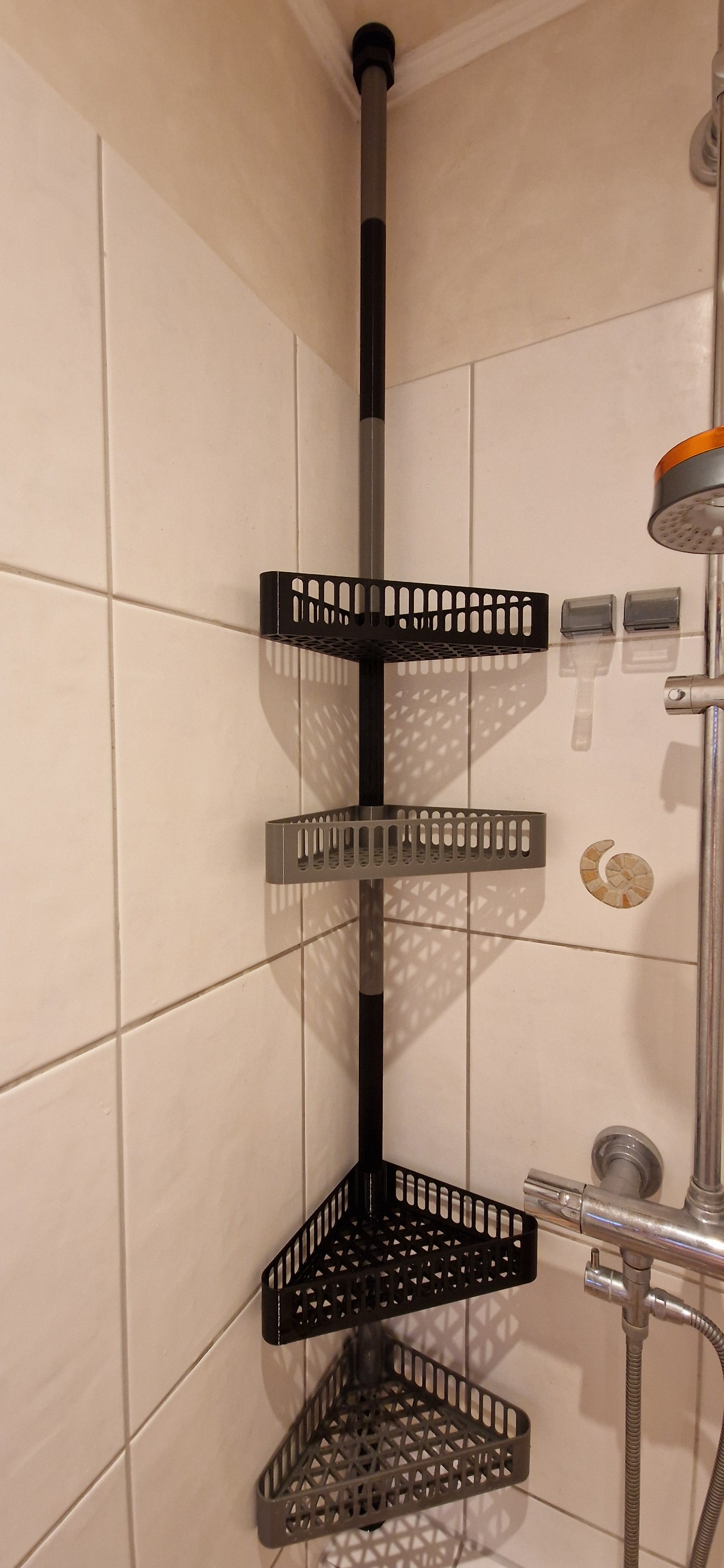 Dusch Stangen Teleskop Korb