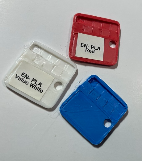 Filament Swatch with 10step Transparency Tag Bambu