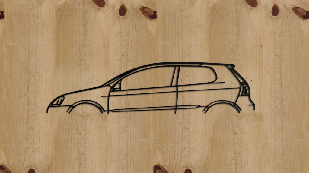 VW Golf Collection 2D Wall Art