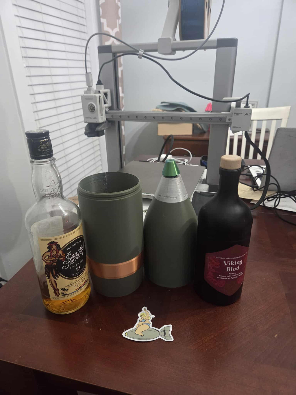 105mm HE Bottle Bunker w/PD fidget fuze