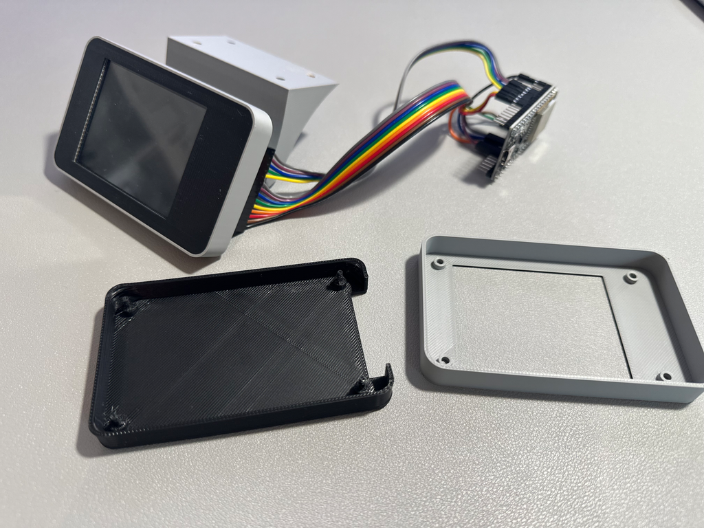 Home Assistant Desk Mount – ESP32 + ILI9341