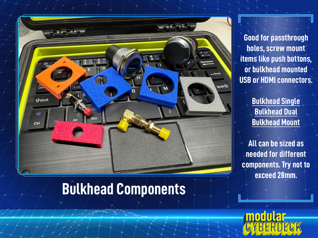 Modular Cyberdeck & Panel Generator - Apache 1800