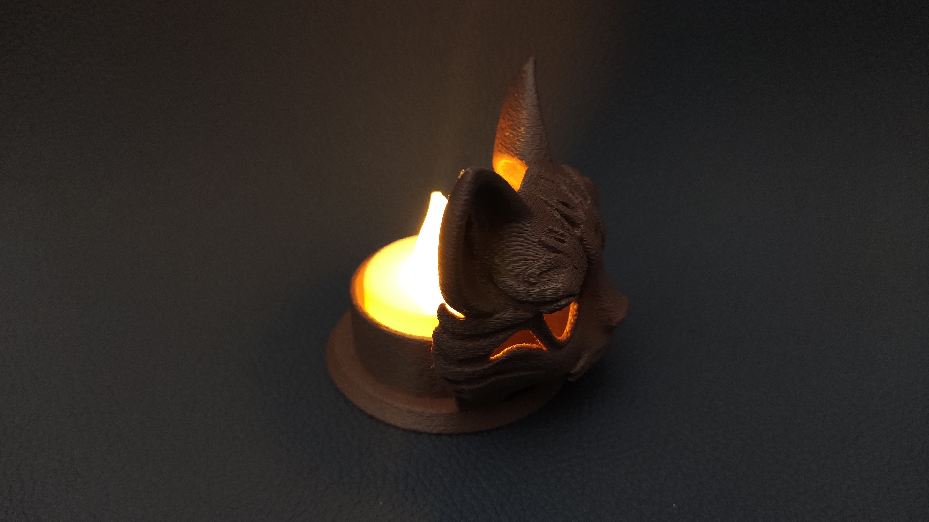 Cat Mask - LED tea light holder