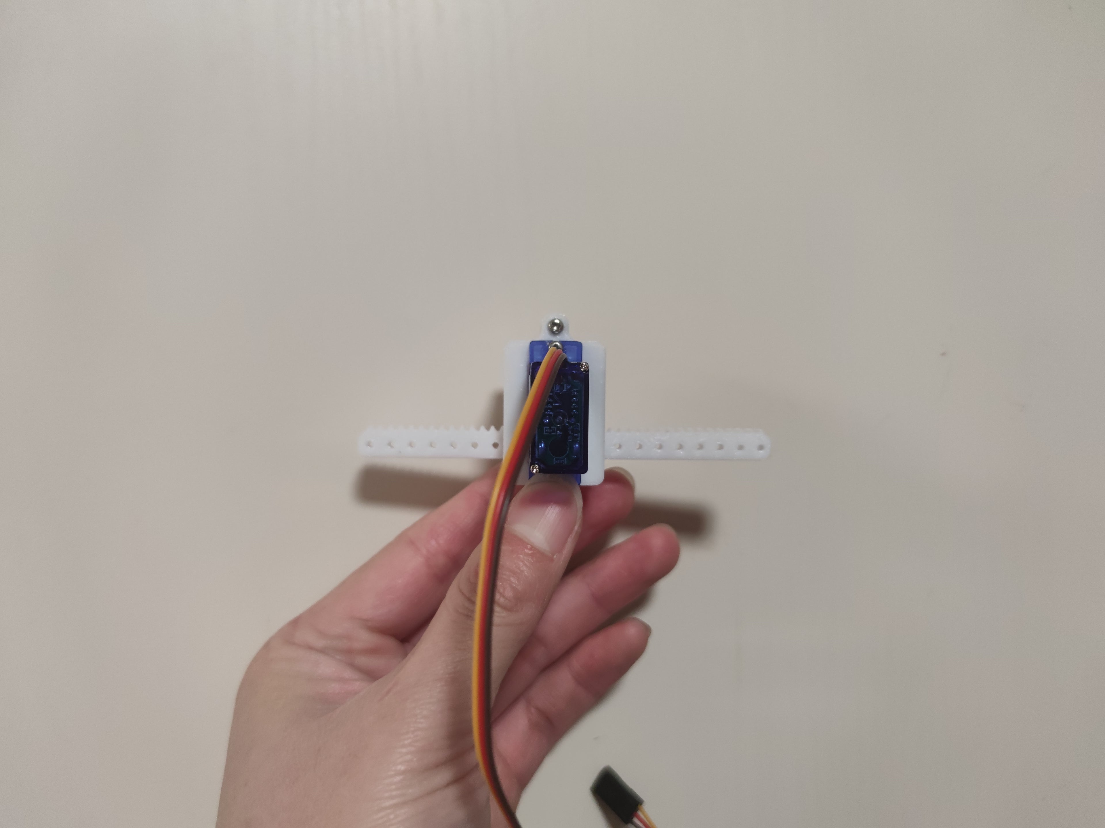 舵机齿轮齿条传动机构 伺服电机齿轮齿条传动机构 MG90S SG90