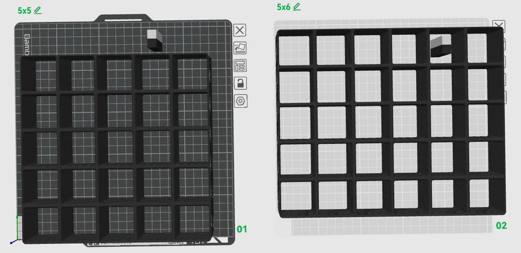 ALL SIZES!! Gridfinity stacked collection 16 tall