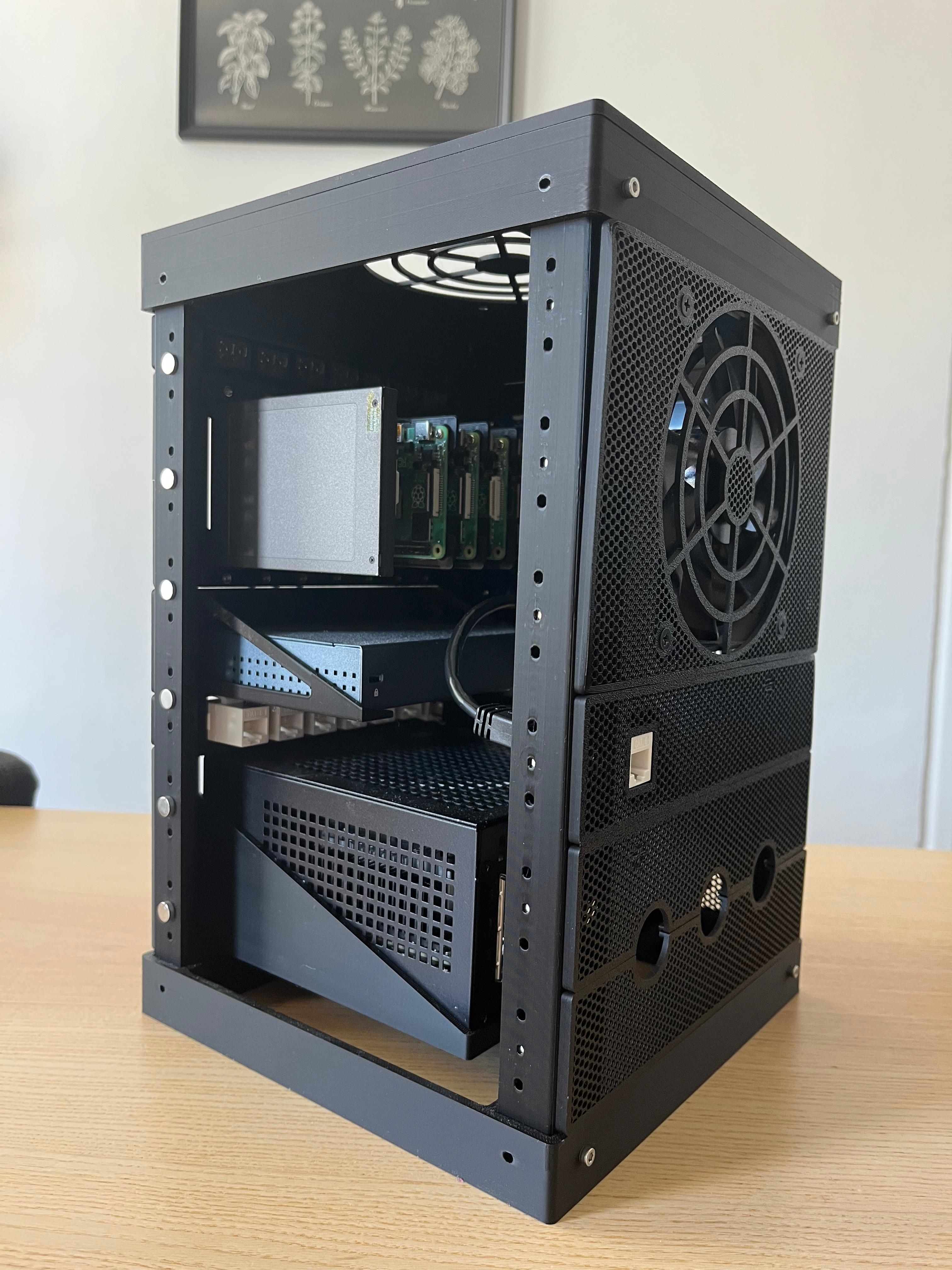 Microlab 2 - Mini Modular Home Server Rack