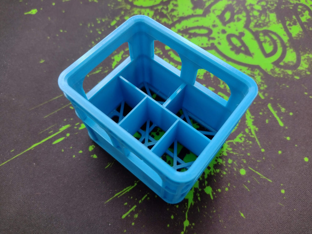 Customizable & stackable beer crate for all types of batteries