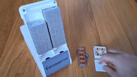 Carcassonne modular Travel/Play/Store box