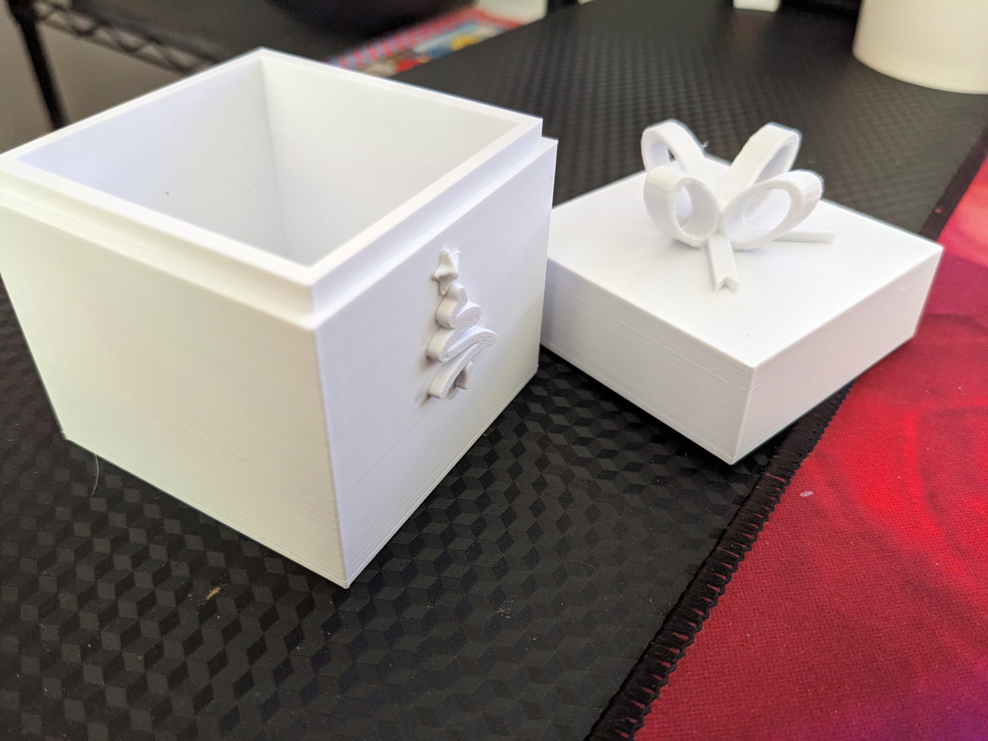 Christmas Gift Box with Removable Lid
