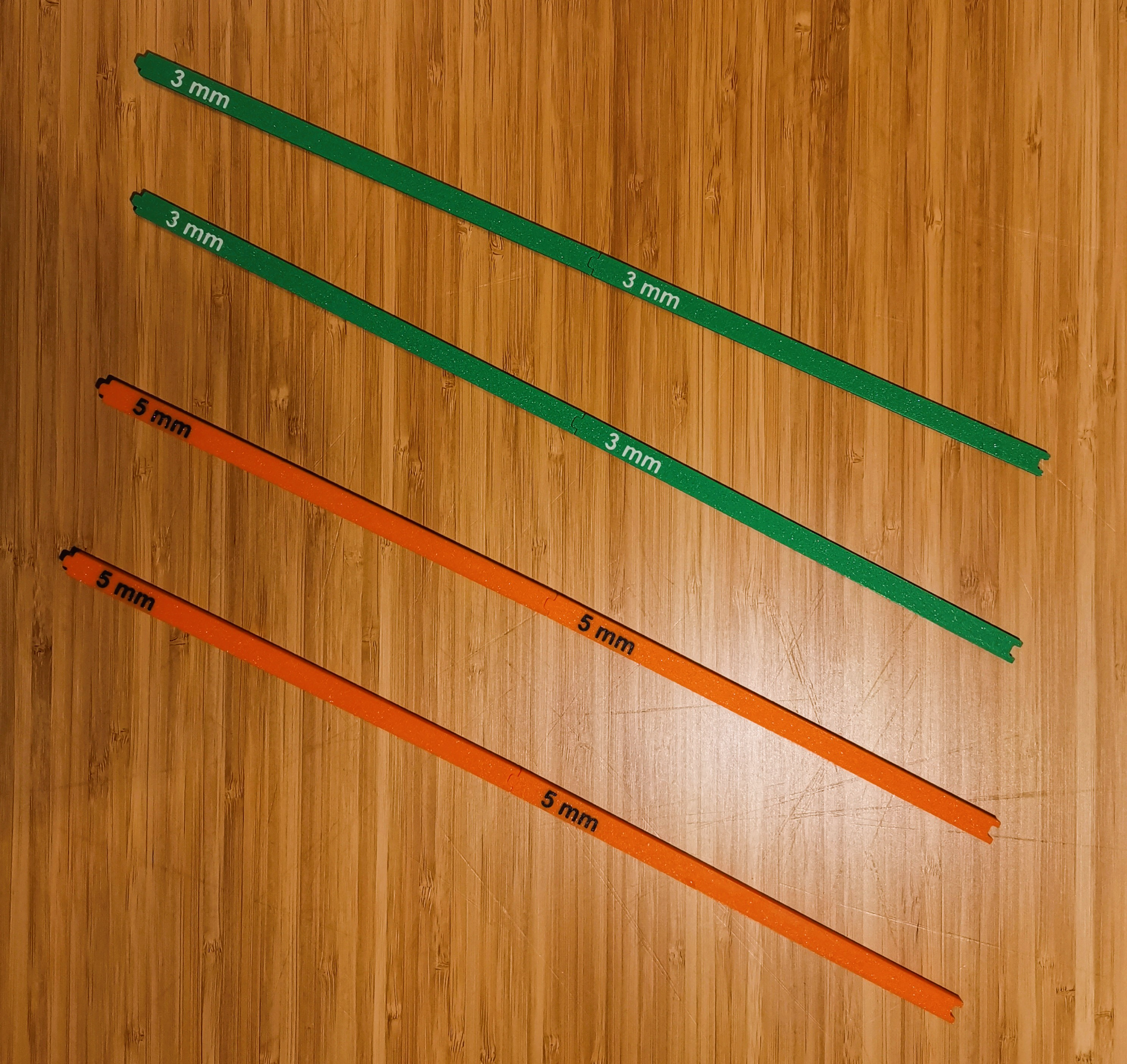 Spacing Sticks for Rolling Pin