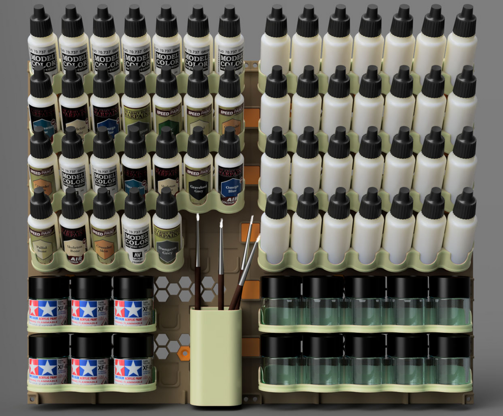 Upgraded Modular Paint Rack/Shelf