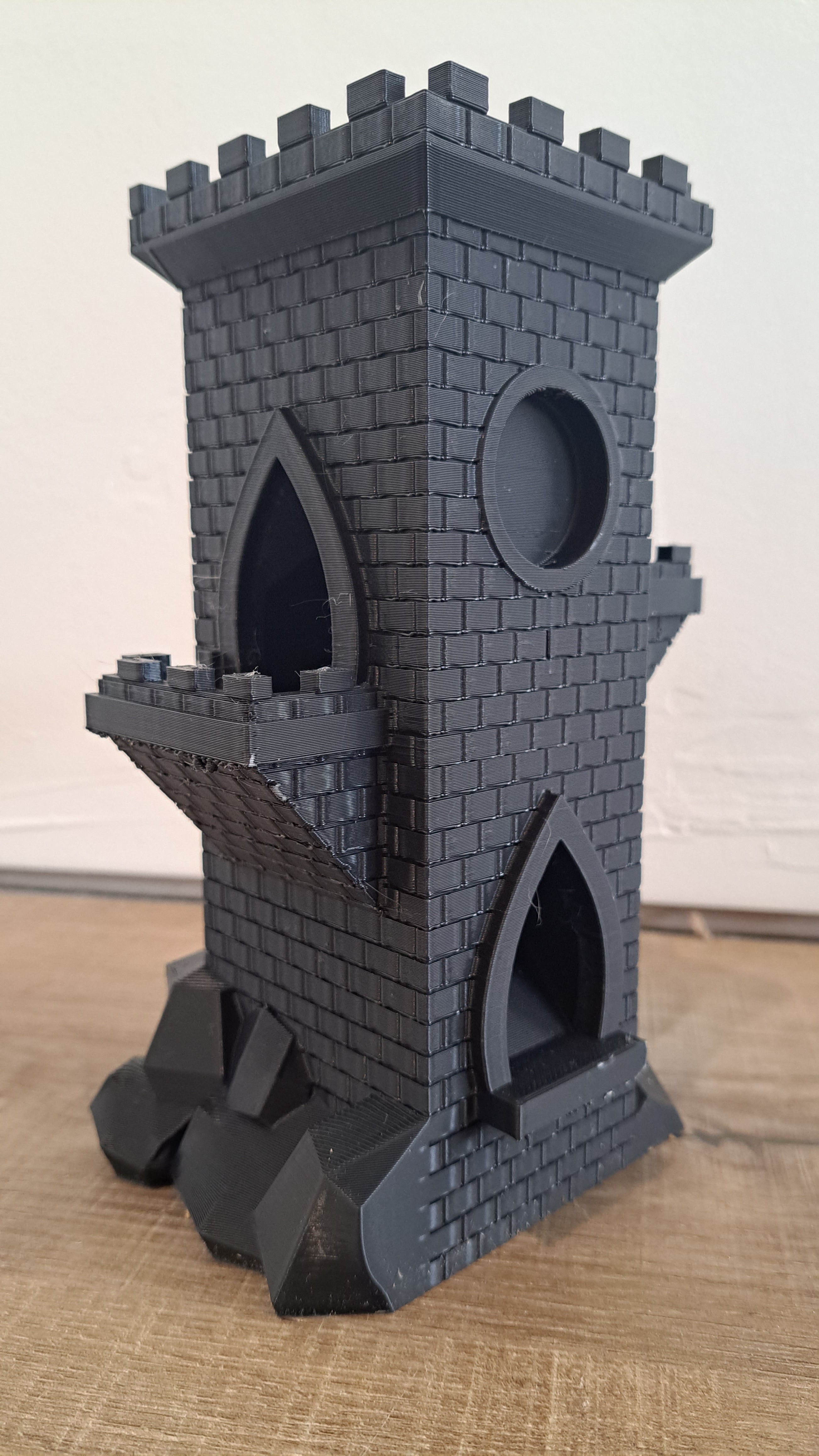 Castle Dice Tower for Tabletop RPGs