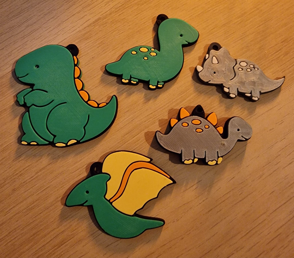Baby Pterosaur Keychain
