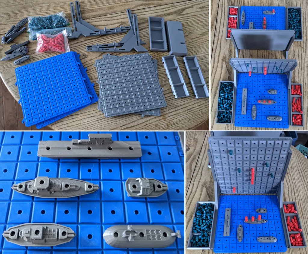 Naval Battle Board Game (DIY)