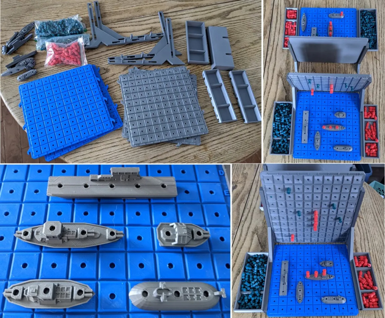 Naval Battle Board Game (DIY)