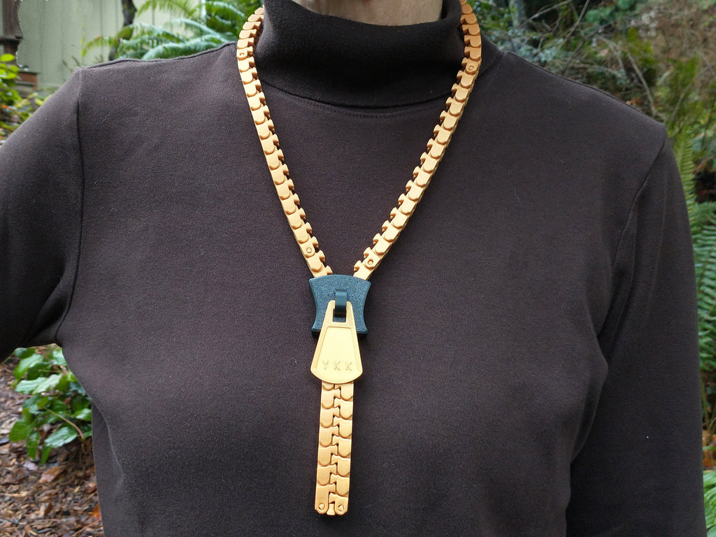 Zipper Bolo Tie
